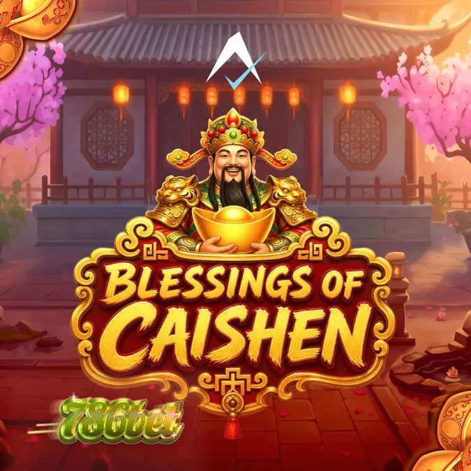 Blessings of Caishen স্লট গেমের একটি দৃশ্য যেখানে মাল্টিপ্লায়ার ওয়াইল্ড এবং চীনা থিম দেখা যাচ্ছে